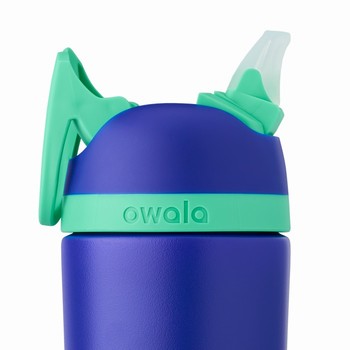 Botella Stainless Steel Flip™ Owala 14oz Niños Azules Mexico | 897OVKMFD